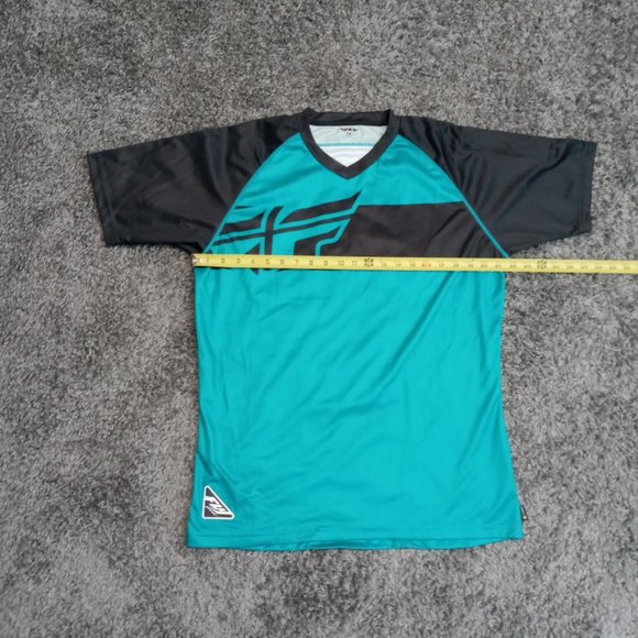 Fly Racing Shirt Mens Large Motocross Dirt biking Cycling Zipper Pouch - Picture 6 of 9